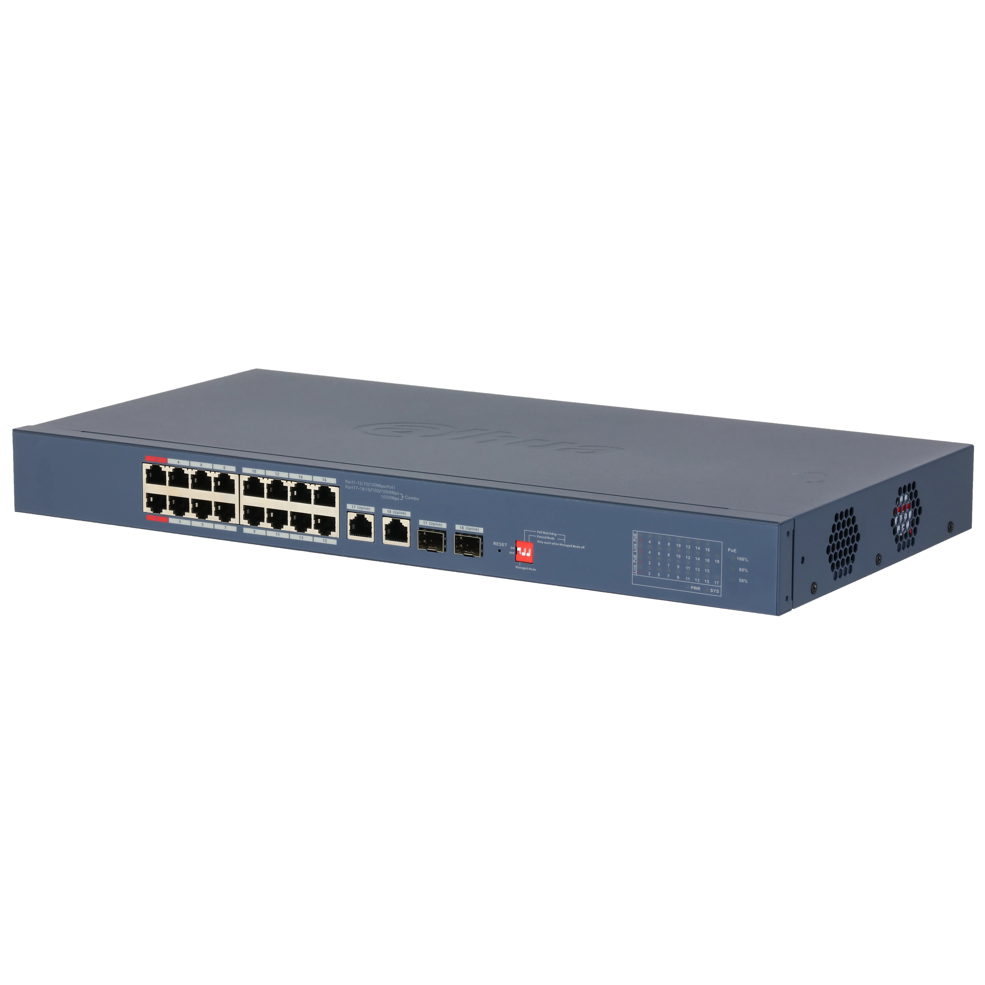سوئیچ شبکه داهوا مدل DH-CS4218-16ET-135